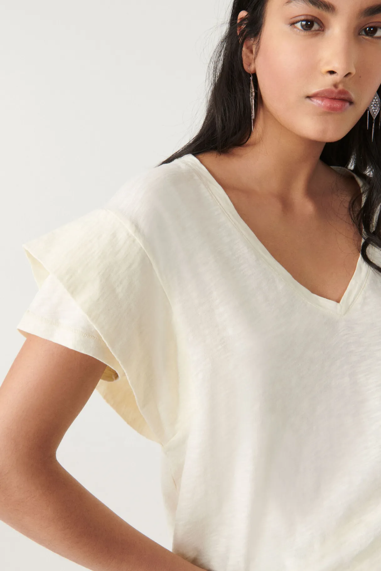 viny_2-1.webp ba&sh Viny.*Femme T-Shirts